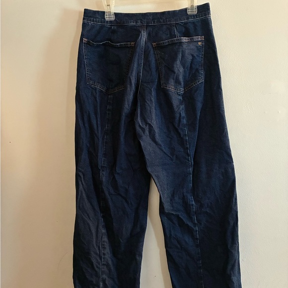 Madewell Dark Blue Flare Jeans - Picture 6 of 6